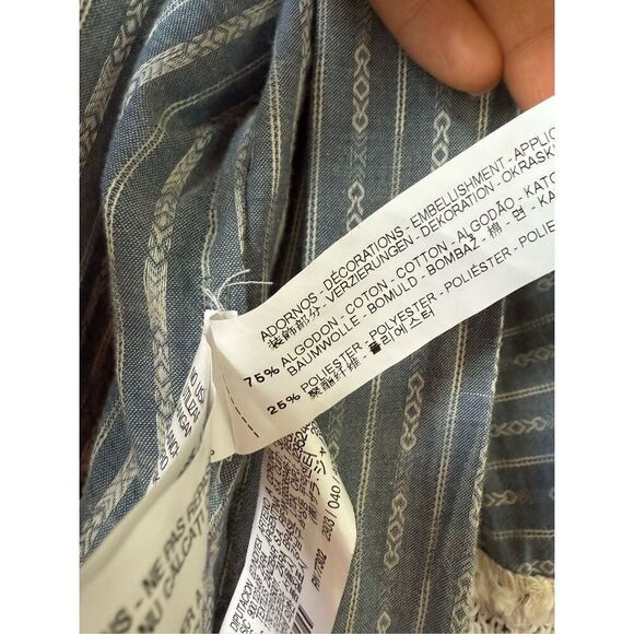 ZARA Boho Kimono Jacket - Small - Tassels, Pom Pom’s - Picture 6 of 7